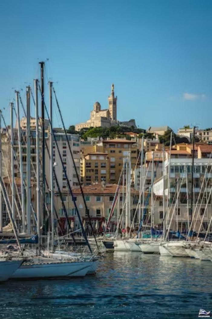 Vue Mer Plage Catalans Vieux Port Clim - 2 Chambres Marseille Exterior photo